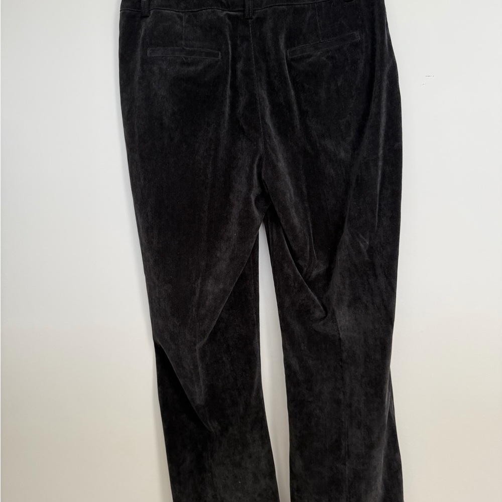 Coldwater Creek dark gray/ black Chenille Pantssize 10 - Picture 7 of 10